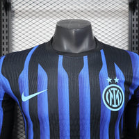 Camisa Oficial da Inter de Milão 25/26 - Manga Longa