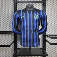 Camisa Oficial da Inter de Milão 25/26 - Manga Longa