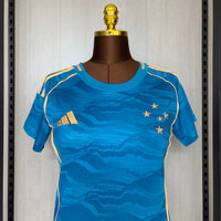 Camisa 3 Feminina Oficial do Cruzeiro 25/26 - Baby Look
