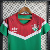 Camisa Feminina Oficial do Fluminense 23/24 Baby Look - Treino