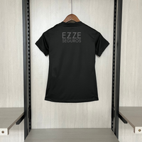 Camisa Feminina Oficial do Corinthians 24/25 Baby Look - Completa com Patrócinios