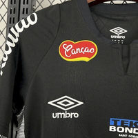 Camisa Oficial do Santos 25/26 Versão Torcedor - Completa com Patrocínios
