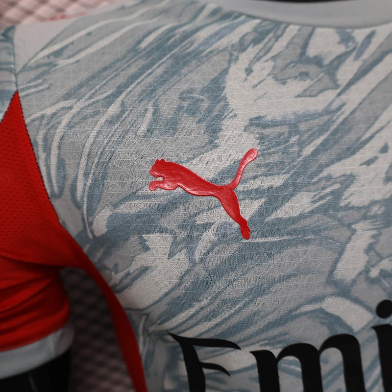 Camisa Oficial do Milan 25/26 - Versão Jogador