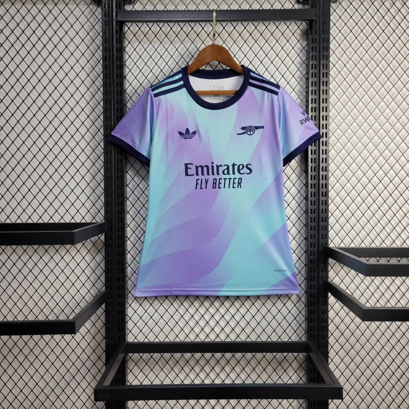 Camisa Feminina Oficial do Arsenal 24/25 - Baby Look