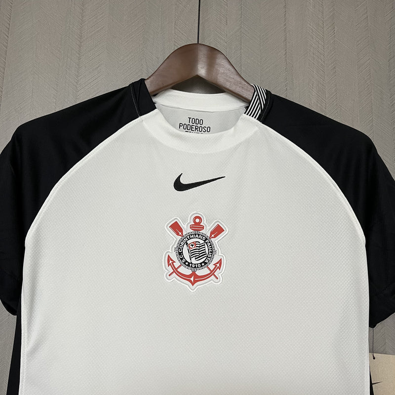 Camisa Feminina Oficial do Corinthians 25/26 - Baby Look