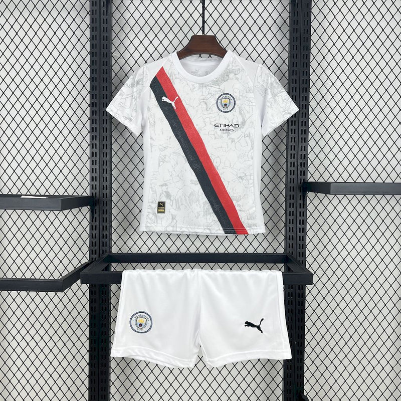 Conjunto Infantil Oficial do Manchester City 25/26 - Kids