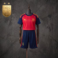 Conjunto l Oficial da Espanha 26/27 Kids - Bicampeã do Mundo