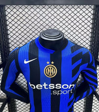 Camisa Oficial da Inter de Milão 24/25 - Manga Longa