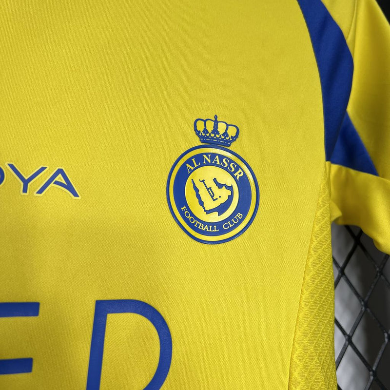 Conjunto Infantil Oficial do Al-Nassr 24/25 - Kids