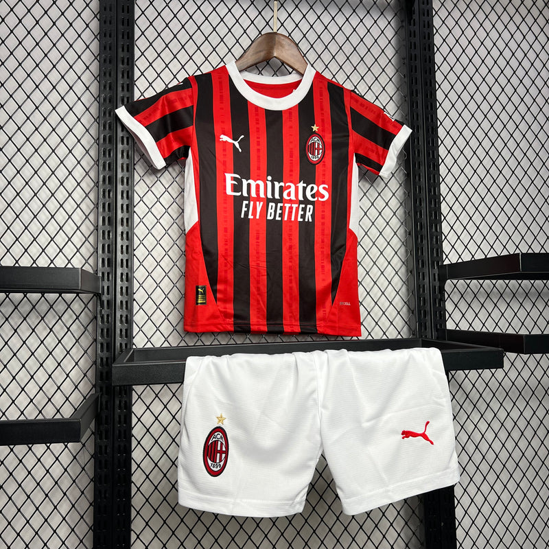 Conjunto Infantil Oficial do Milan 24/25 - Kids