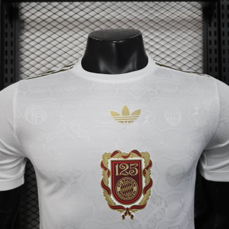 Camisa Oficial do Bayern de Munique 25/26 Versão Jogador - 125 Aniversary