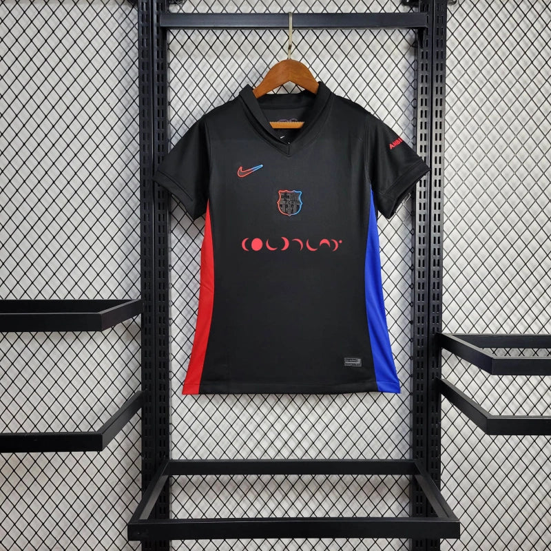 Camisa Feminina Oficial do Barcelona 24/25 Baby Look - ColdPlay