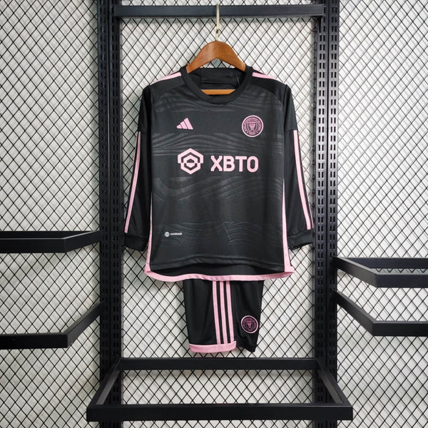 Conjunto 2 Infantil Oficial do Inter de Miami 23/24 Manga Longa - Kids