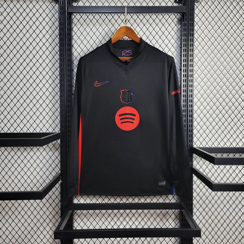 Camisa Oficial do Barcelona 24/25 - Manga Longa