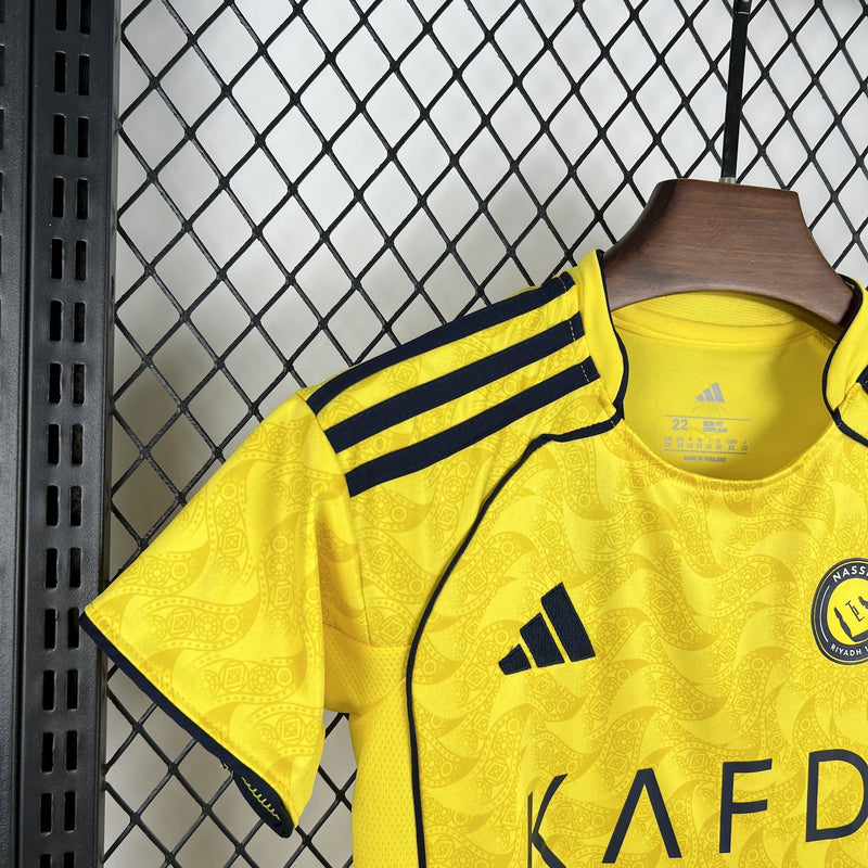 Conjunto Infantil Oficial do Al-Nassr 25/26 - Kids