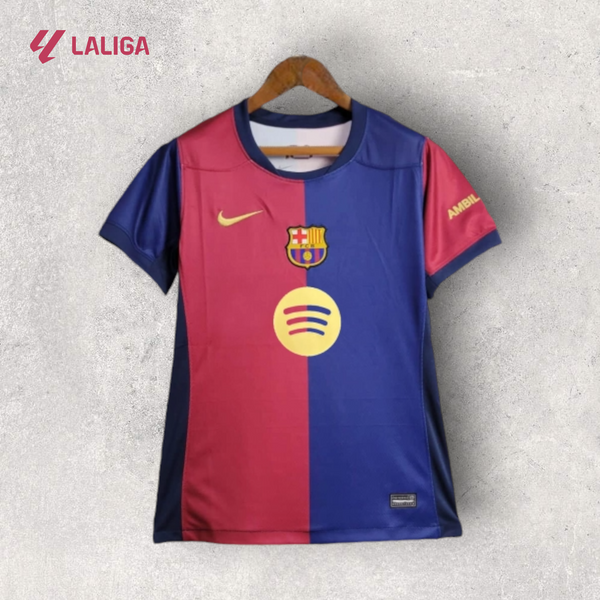 Camisa Feminina Oficial do Barcelona 24/25 - Baby Look