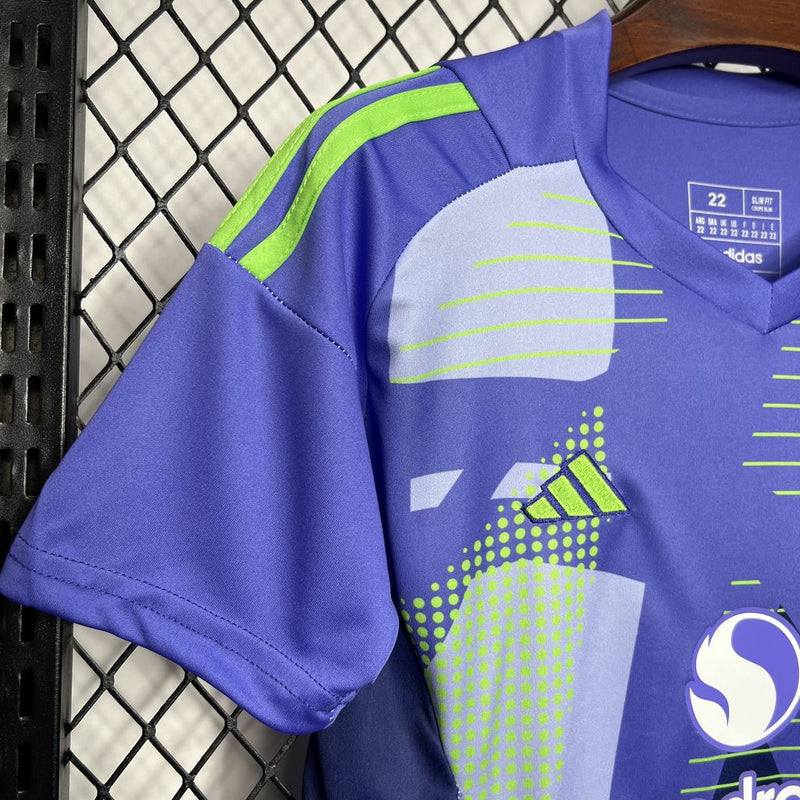 Conjunto Infantil do Manchester United 24/25 - Kids
