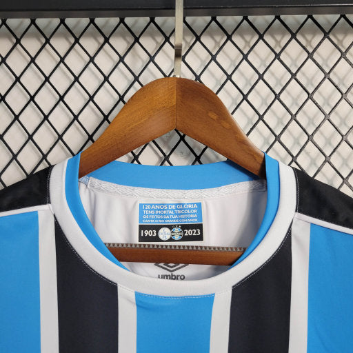 Camisa Oficial do Grêmio 23/24 Versão Torcedor - Completa com Patrocínio