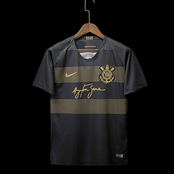 Camisa Retrô do Corinthians 2018/2019 - #SENNASEMPRE