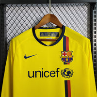 Camisa Retrô do Barcelona 2008/2009 - Manga Longa