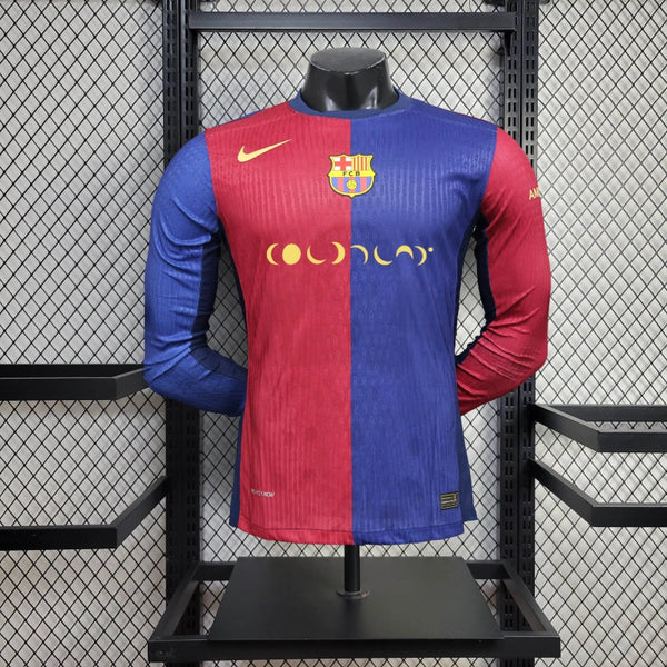 Camisa Oficial do Barcelona 24/25 Manga Longa - ColdPlay