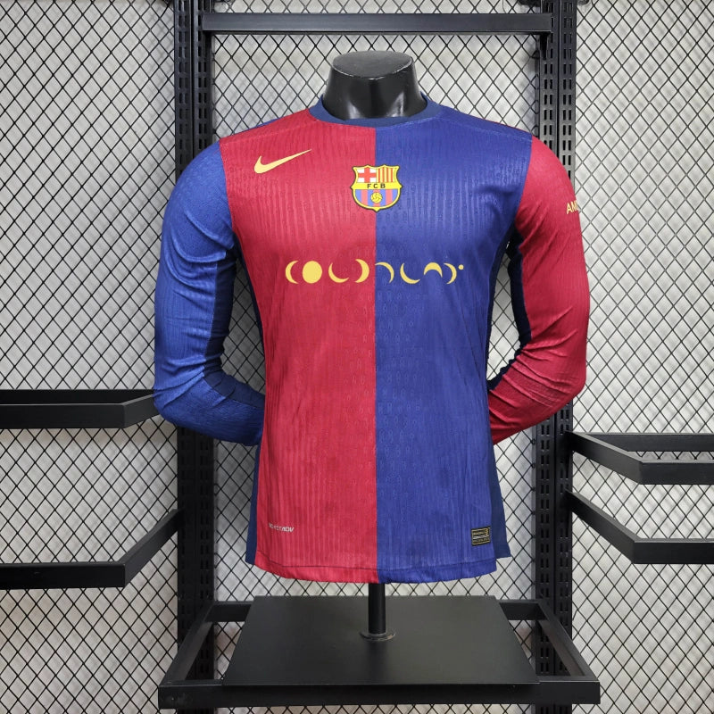 Camisa Oficial do Barcelona 24/25 Manga Longa - ColdPlay