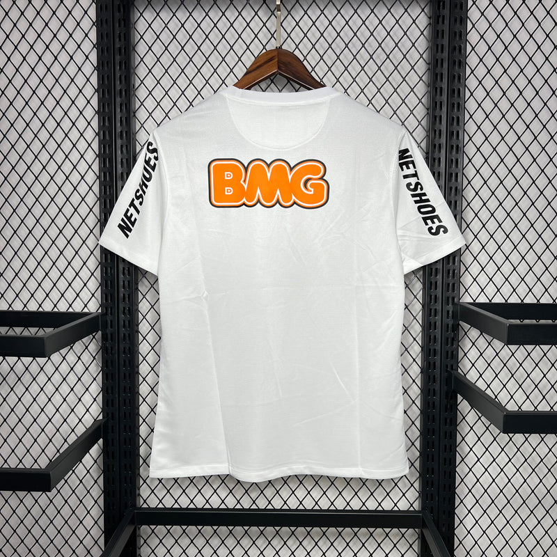 Camisa Retrô do Santos 2011/2012 Versão Retrô - Completa com Patrocínios