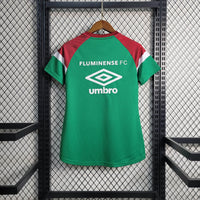 Camisa Feminina Oficial do Fluminense 23/24 Baby Look - Treino