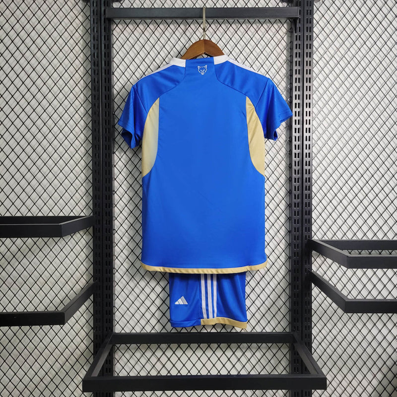 Conjunto Infantil Oficial do Leicester 23/24 - Kids