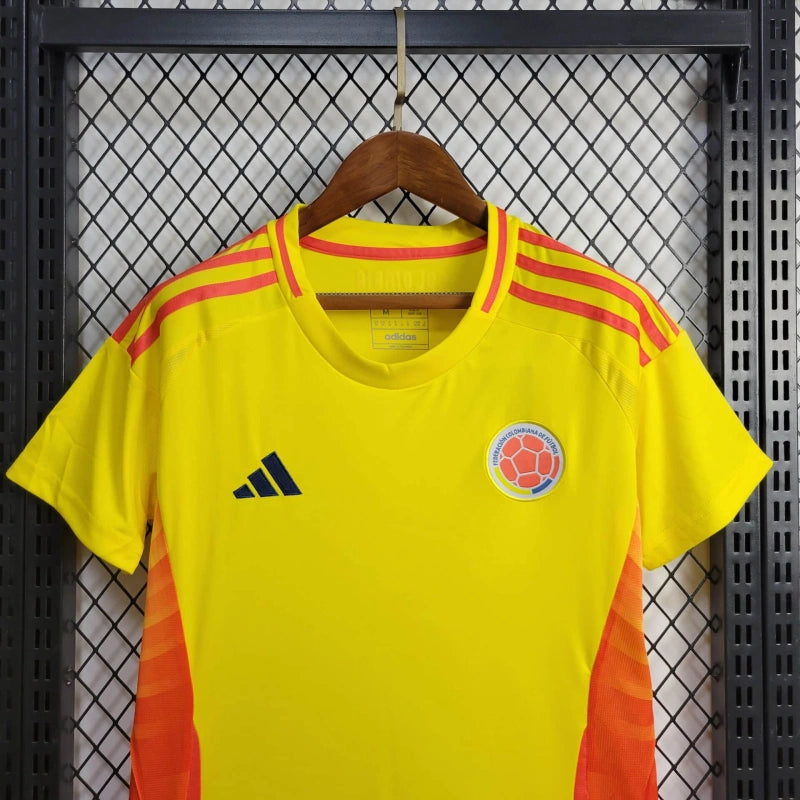 Camisa Feminina Oficial da Colômbia 24/25 - Baby Look