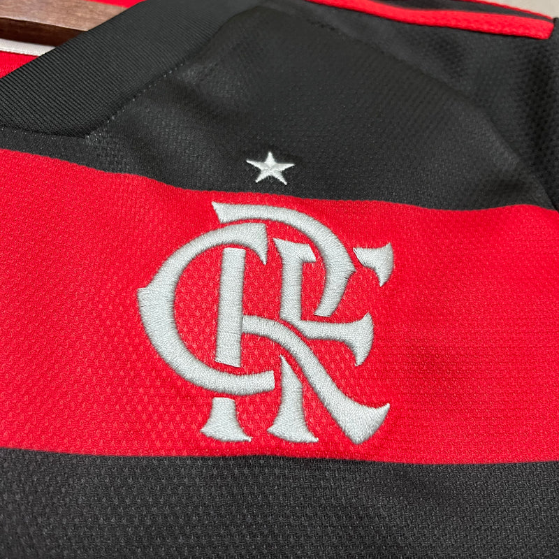 Camisa Feminina Ofiical do CR Flamengo 24/25 Baby Look - Copa do Brasil