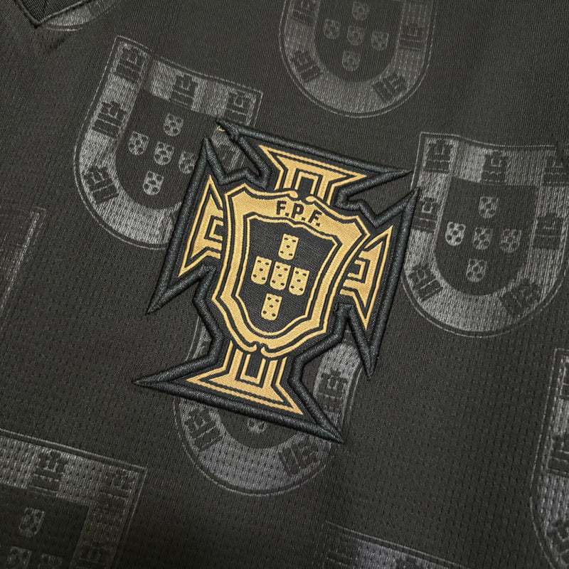 Camisa Oficial de Portugal 25/26 - “Pantera Negra” em homenagem a Eusébio