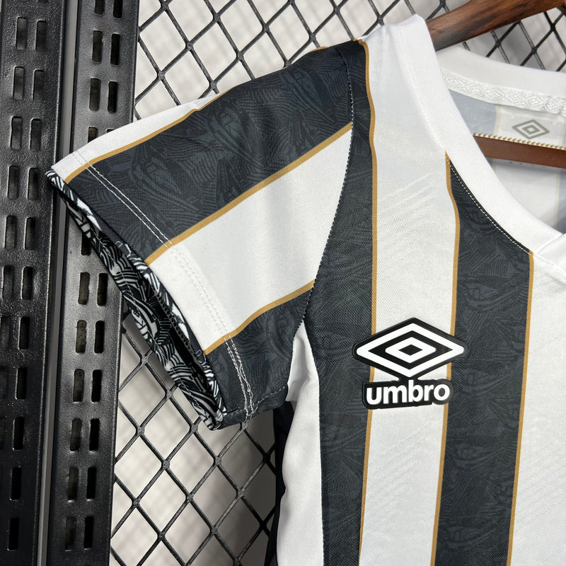 Camisa Feminina Oficial do Santos 24/25 - Baby Look