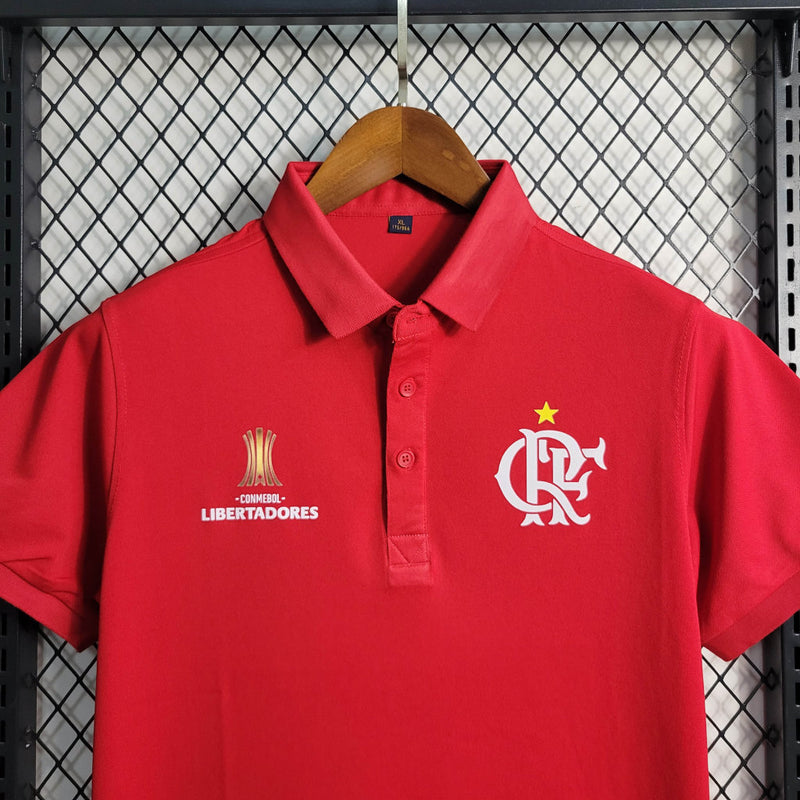 Camisa Oficial do CR Flamengo 23/24 Polo - Libertadores