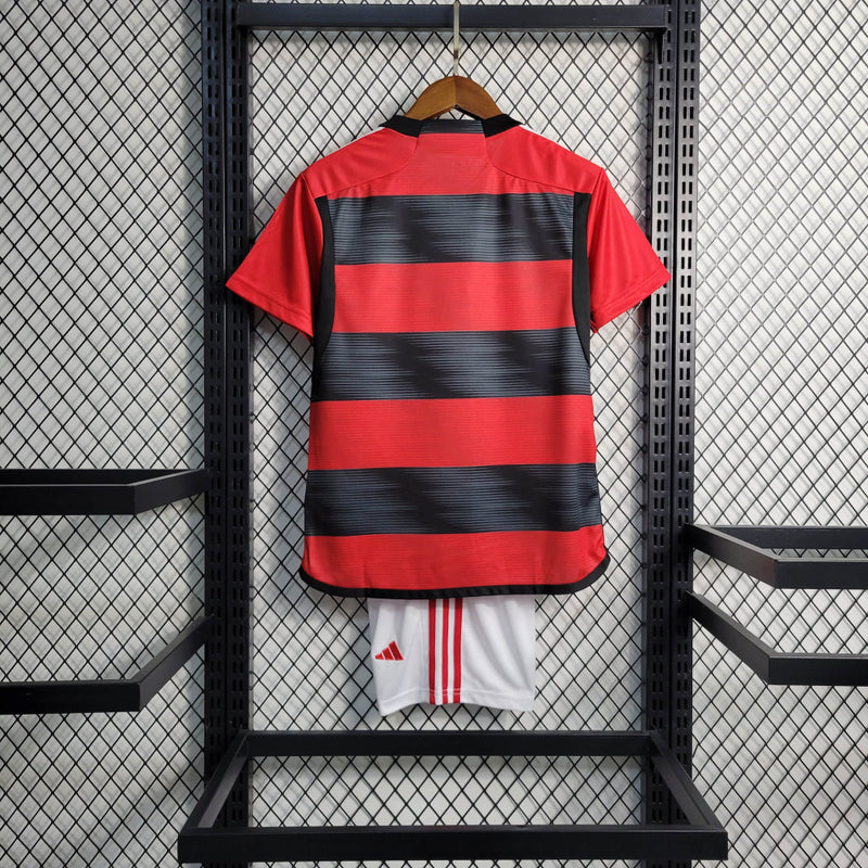 Conjunto Infantil Oficial do CR Flamengo 23/24 - Kids