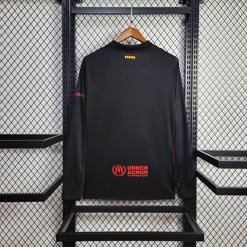Camisa Oficial do Barcelona 24/25 - Manga Longa