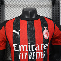 Camisa Oficial do Milan 25/26 - Versão Jogador