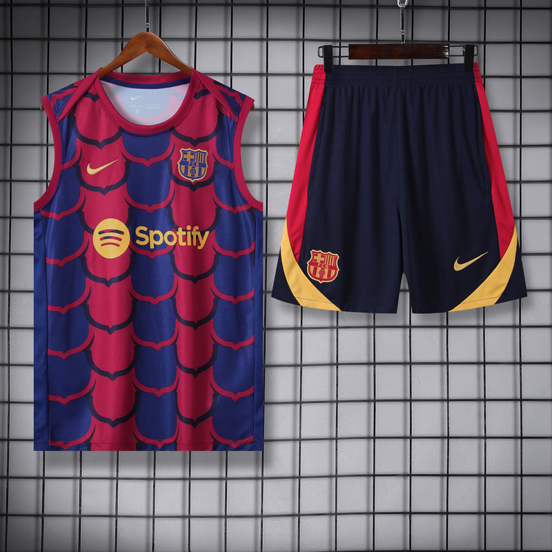 Kit Oficial do Barcelona 24/25 - Treino