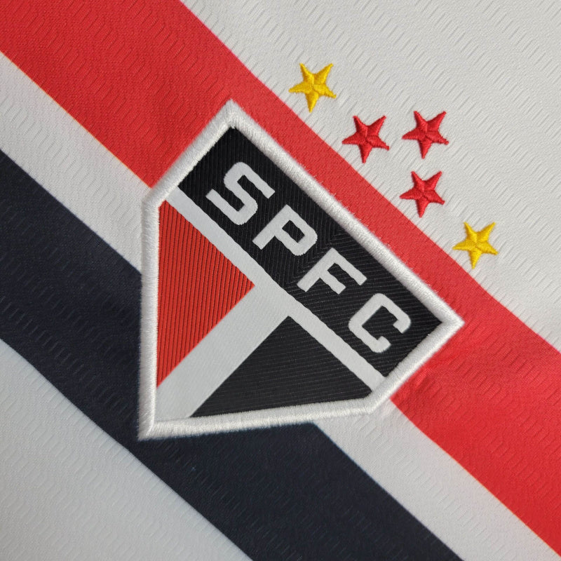 Camisa Feminina Oficial do São Paulo 24/25 Baby Look - Versão Torcedor