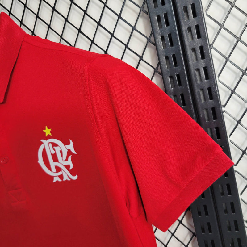 Camisa Oficial do CR Flamengo 23/24 Polo - Libertadores