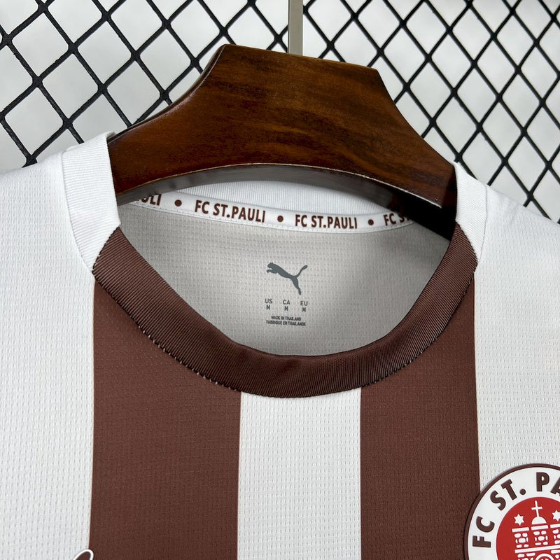 Camisa Oficial do FC St Pauli 25/26 - Versão Torcedor