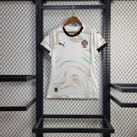 Camisa Feminina Oficial do Portugal 25/26 Baby Look - Pré Jogo