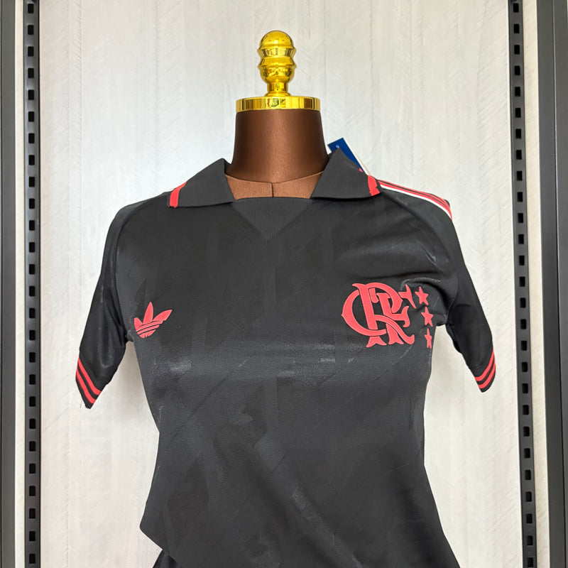 Camisa Feminina Oficial do CR Flamengo 25/26 Baby Look - Lifestyler