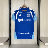 Camisa Oficial do Cruzeiro 26/27 Treino - Completa com Patrocínios