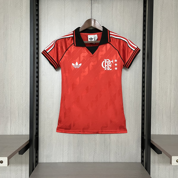 Camisa Feminina Oficial do CR Flamengo 24/25 Baby Look - Lifestyler