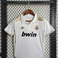 Conjunto Retrô Infantil do Real Madrid 2011/2012 - Kids