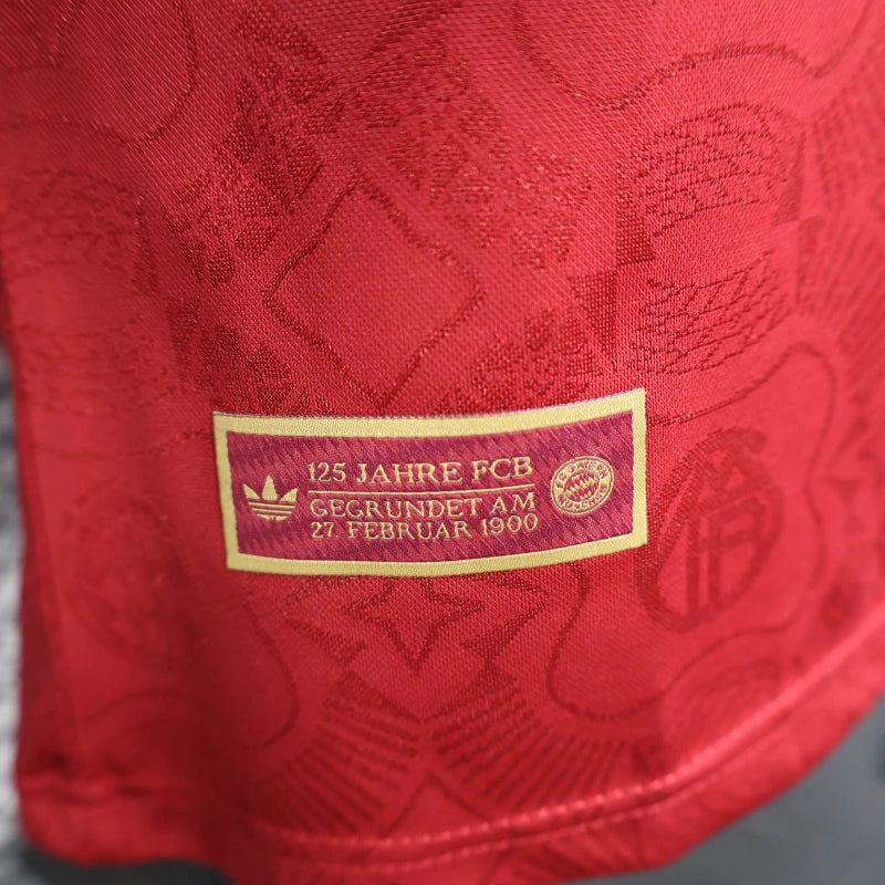 Camisa Oficial do Bayern de Munique 25/26 Manga Longa - 125 Aniversary