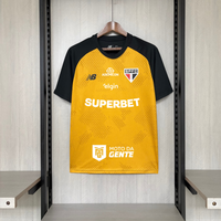 Camisa Oficial do São Paulo 26/27 Treino - Completa com Patrocínios