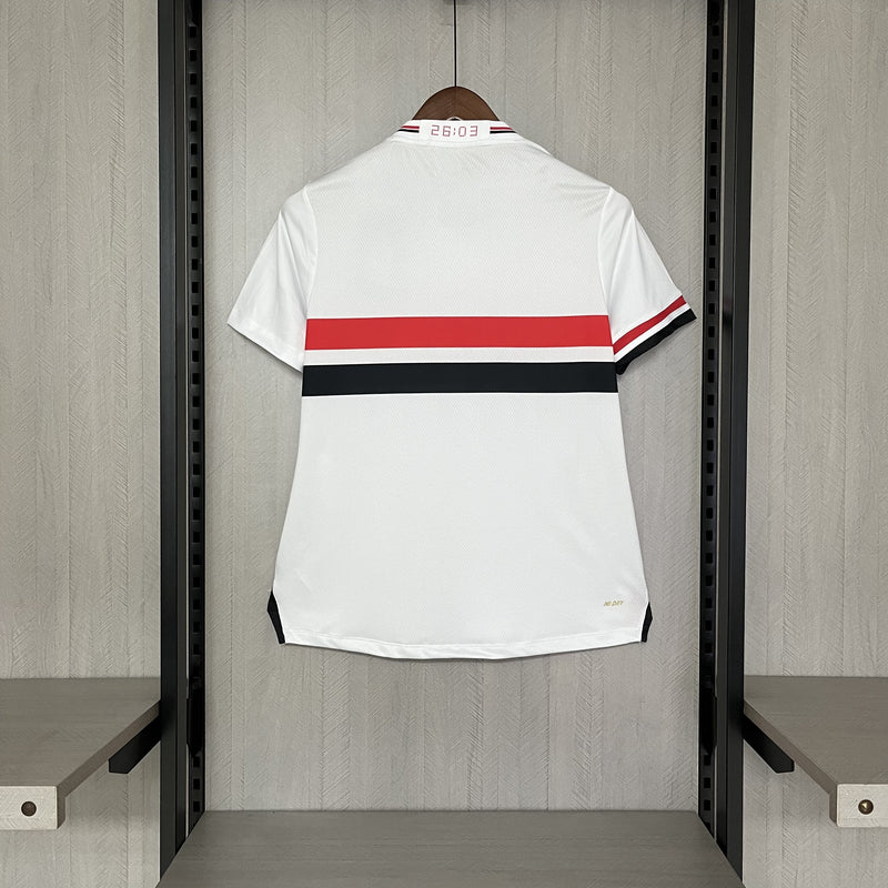 Camisa Feminina Oficial do São Paulo 25/26 - Baby Look