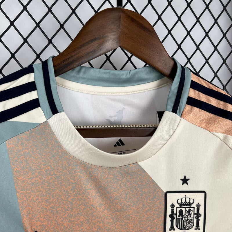 Camisa Feminina Oficial da Espanha 25/26 - Baby Look